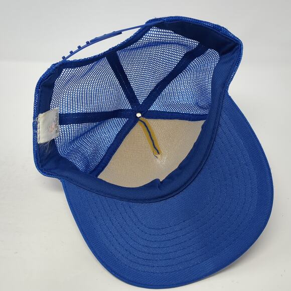I Spend All My Money On Booze Snapback Rope Trucker Hat Blue One Size - Picture 7 of 9